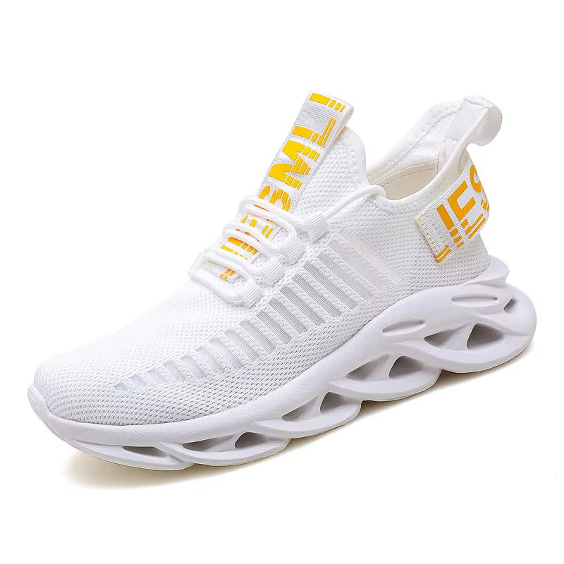 Men Shoes Comfortable Casual Sneakers Breathable Platform Running Shoes Man Mesh Tenis Sport Shoes Waling Tenis Masculino