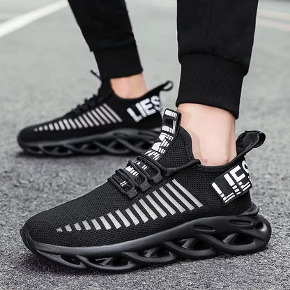 Men Shoes Comfortable Casual Sneakers Breathable Platform Running Shoes Man Mesh Tenis Sport Shoes Waling Tenis Masculino