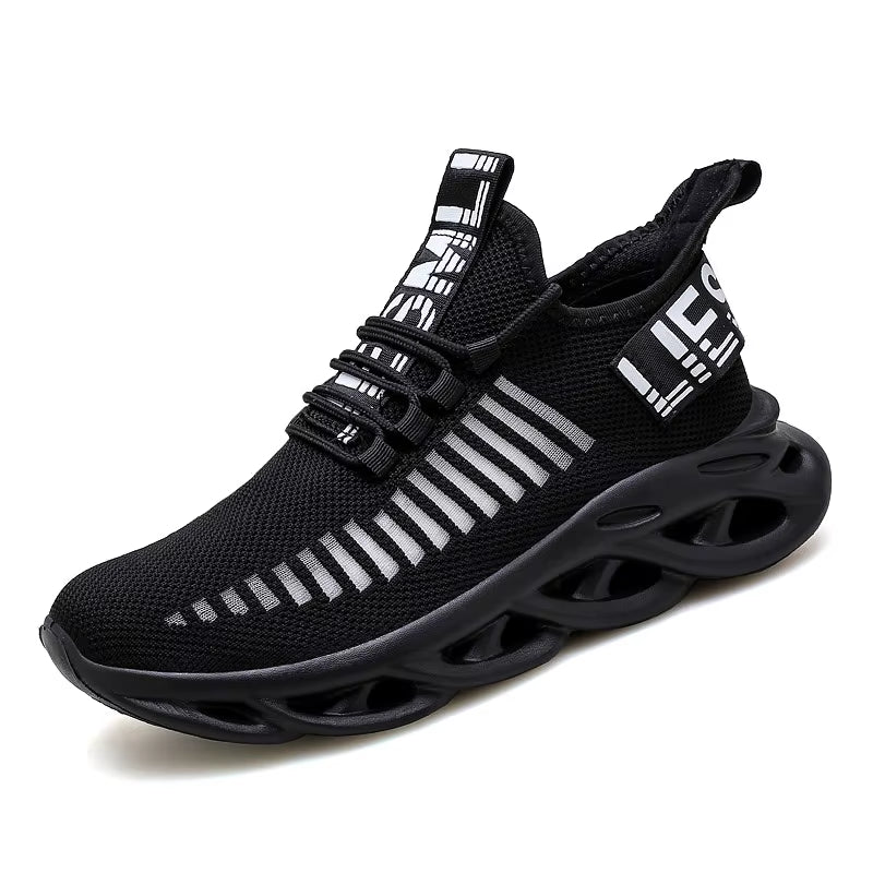 Men Shoes Comfortable Casual Sneakers Breathable Platform Running Shoes Man Mesh Tenis Sport Shoes Waling Tenis Masculino