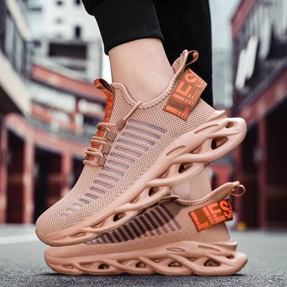 Men Shoes Comfortable Casual Sneakers Breathable Platform Running Shoes Man Mesh Tenis Sport Shoes Waling Tenis Masculino